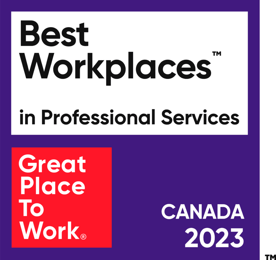 Great Place to Work in Professional Services badge 2023