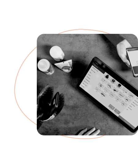 Employee checking and editing inventory using ERP system
